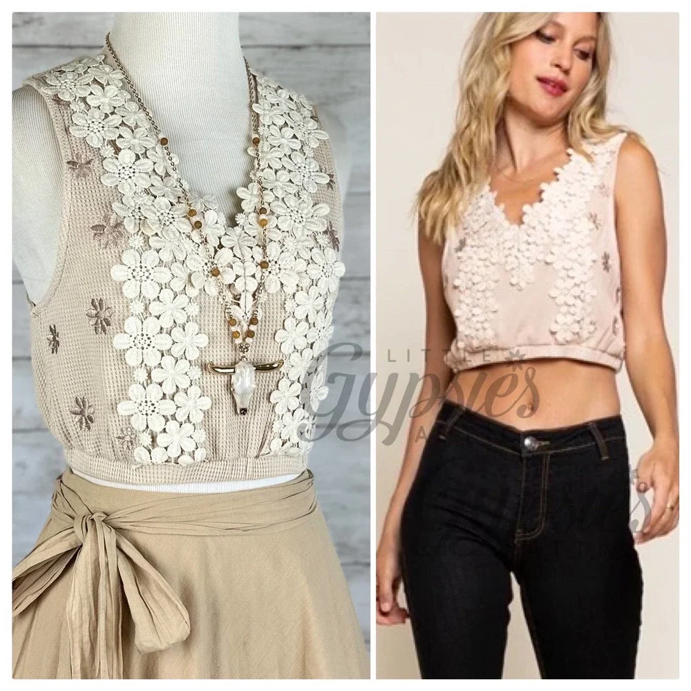 POL Keep it Classy Crop Top - Picture 1 of 13